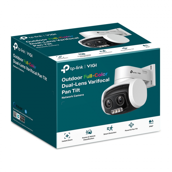 TP-Link VIGI C540V VIGI 4MP Outdoor Full-Color Dual-Lens Varifocal Pan Tilt Network Camera TP-Link VIGI C540V VIGI 4MP Outdoor Full-Color Dual-Lens Varifocal Pan Tilt Network Camera