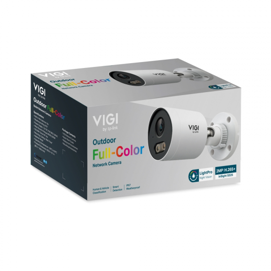 TP-Link InSight S325 VIGI 2MP Outdoor Full-Color Bullet Network Camera TP-Link InSight S325 VIGI 2MP Outdoor Full-Color Bullet Network Camera