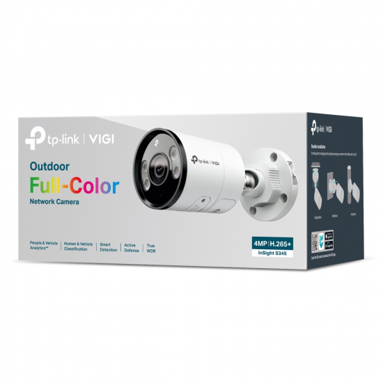 TP-Link InSight S345 VIGI 4MP Outdoor Full-Color Bullet Network Camera