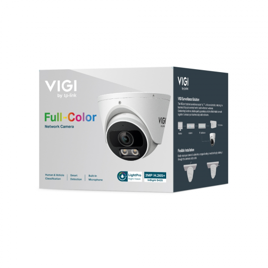 TP-Link InSight S425 VIGI 2MP Full-Color Turret Network Camera TP-Link InSight S425 VIGI 2MP Full-Color Turret Network Camera