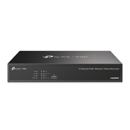 TP-Link VIGI NVR1004H-4P VIGI 4 Channel PoE+ Network Video Recorder