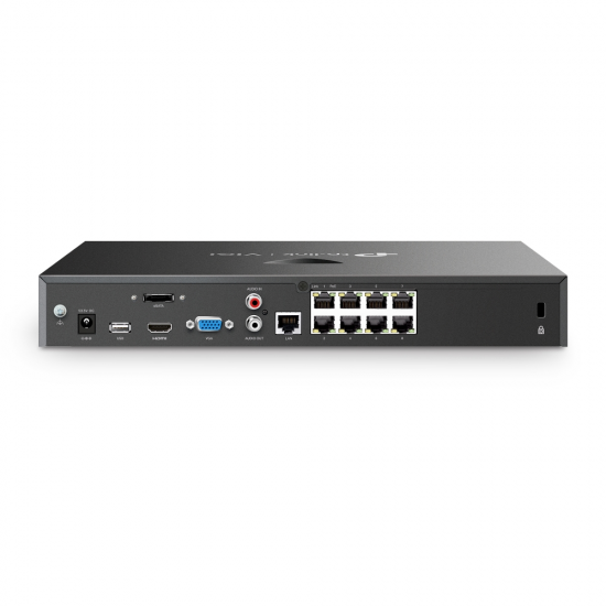 TP-Link VIGI NVR2008H-8MP VIGI 8 Channel PoE+ Network Video Recorder TP-Link VIGI NVR2008H-8MP VIGI 8 Channel PoE+ Network Video Recorder