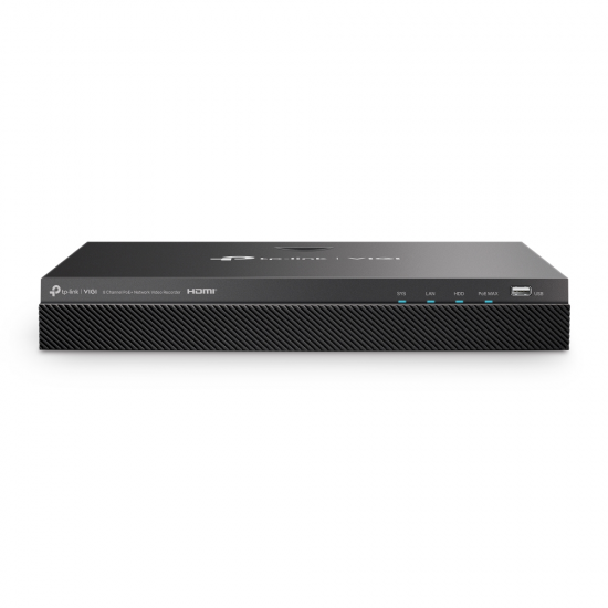 TP-Link VIGI NVR2008H-8MP VIGI 8 Channel PoE+ Network Video Recorder TP-Link VIGI NVR2008H-8MP VIGI 8 Channel PoE+ Network Video Recorder