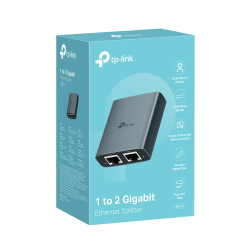 TP-Link EH210 1 to 2 Gigabit Ethernet Splitter TP-Link EH210 1 to 2 Gigabit Ethernet Splitter